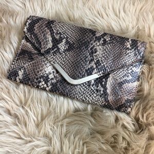 Snakeskin Clutch/Wallet